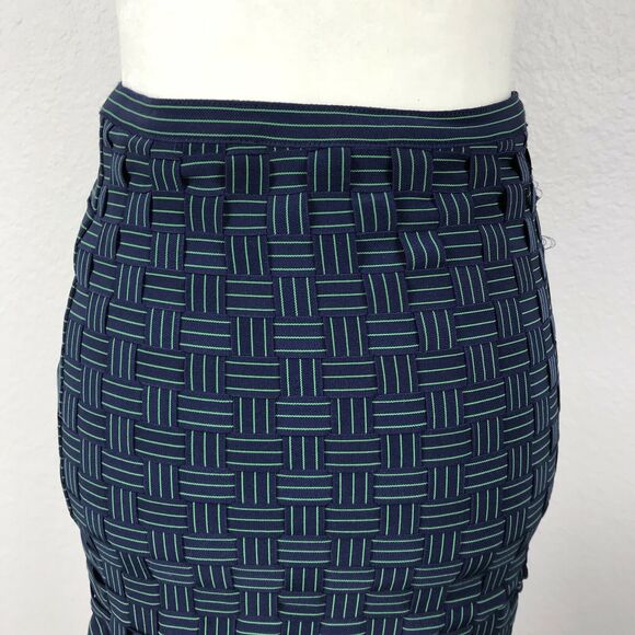 Band of Outsiders Spandex Bodycon Mini Skirt FLAW - Picture 2 of 11